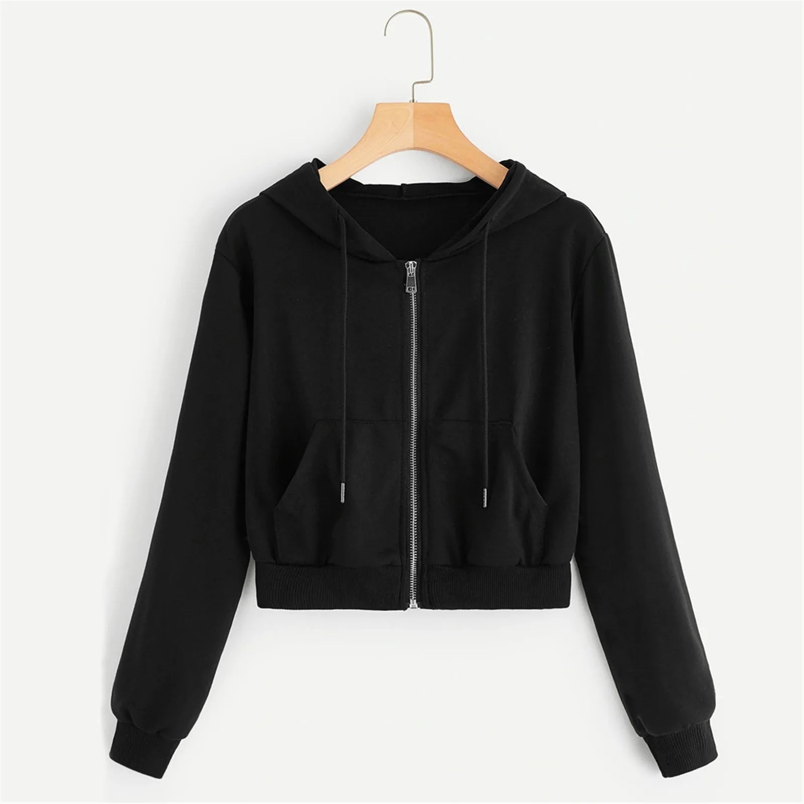 Women’s Casual Zip Pocket Hoodie