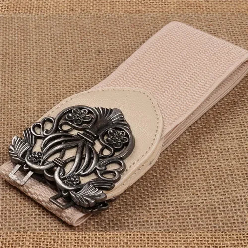 Women’s Wide Leather Waist Belt