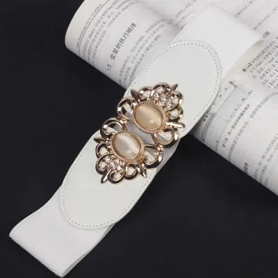 Women’s Wide Leather Waist Belt