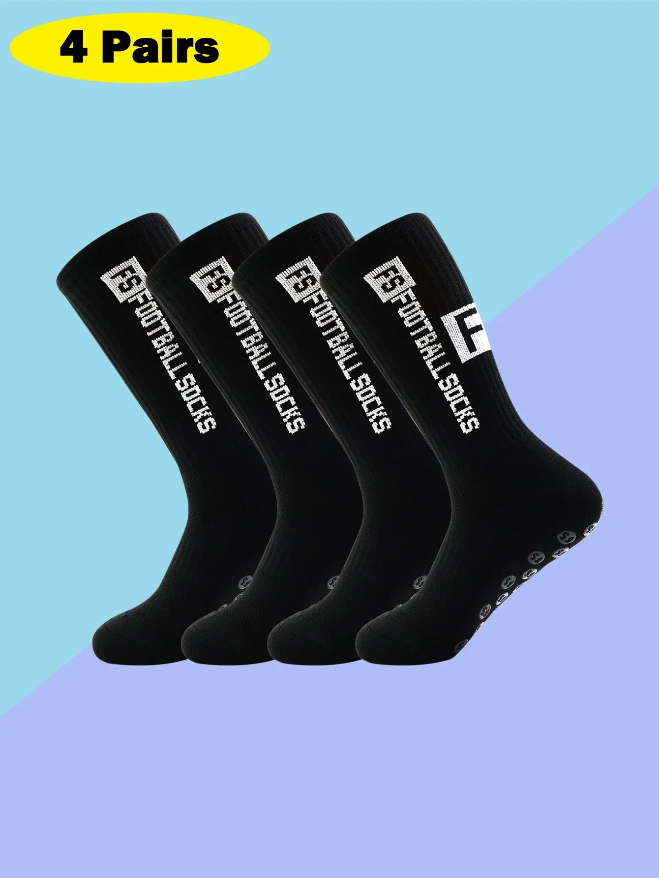 4 Pairs Men’s Soccer Socks.