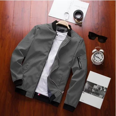Men’s Slim Fit Bomber Jacket
