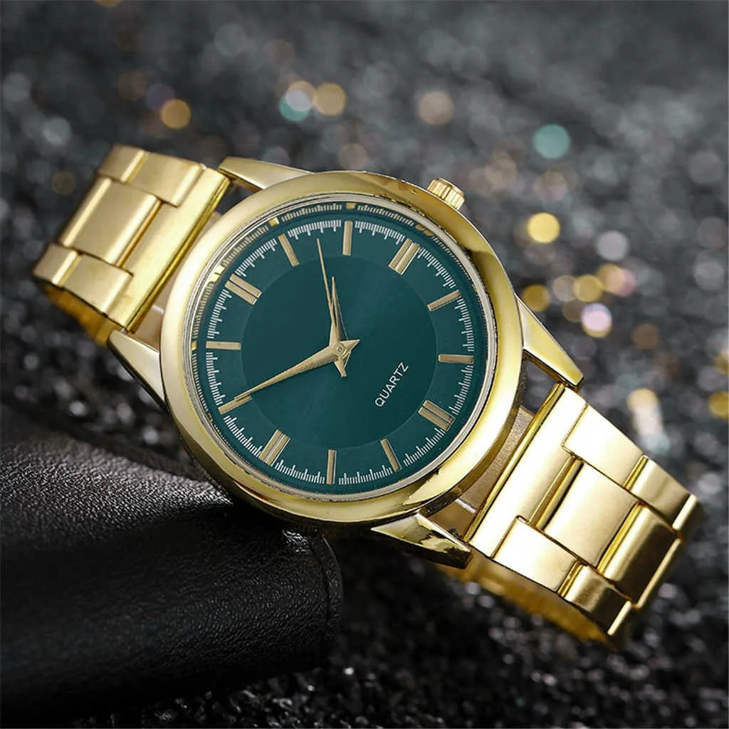 Men’s Luxury Gold Quartz Watch