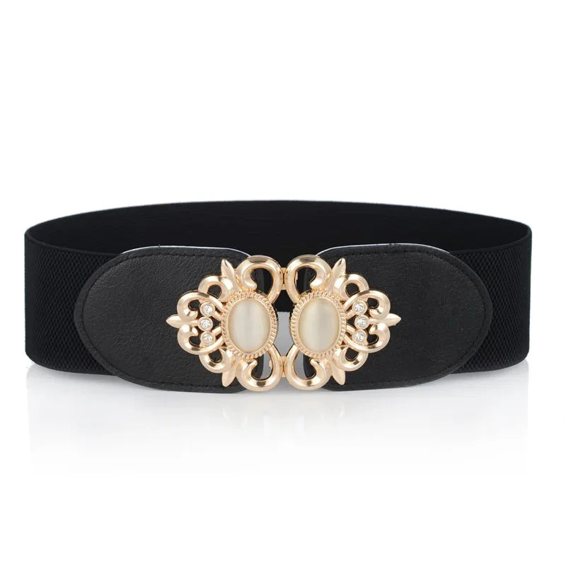 Women’s Wide Leather Waist Belt