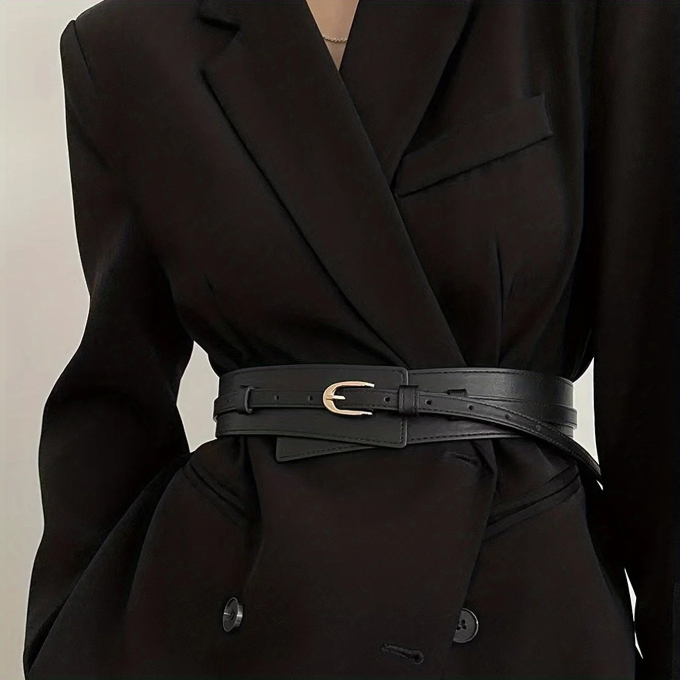 Women’s PU Leather Detachable Belt