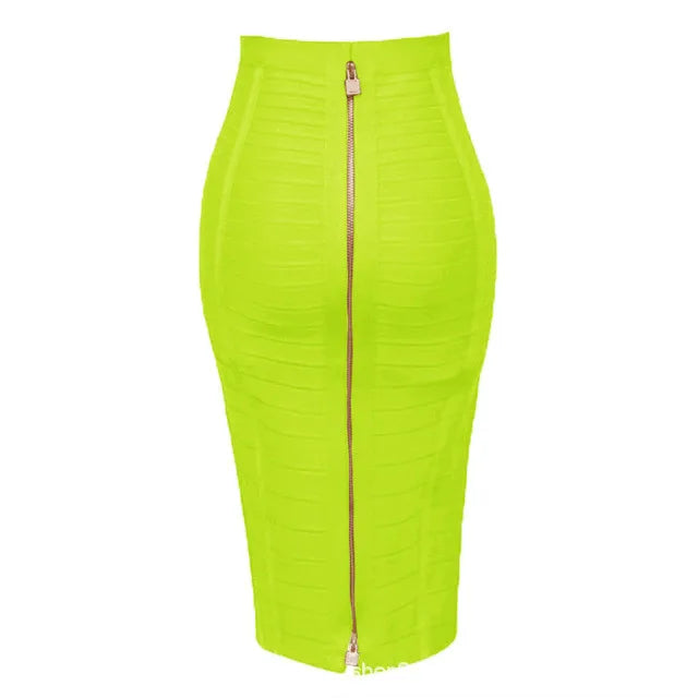 Women’s Striped Pencil Bandage Skirt