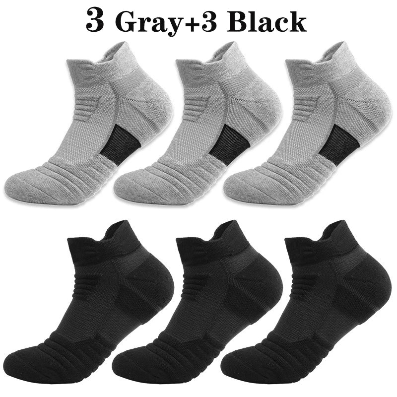 Men's Cotton Sport Socks – 6 Pairs