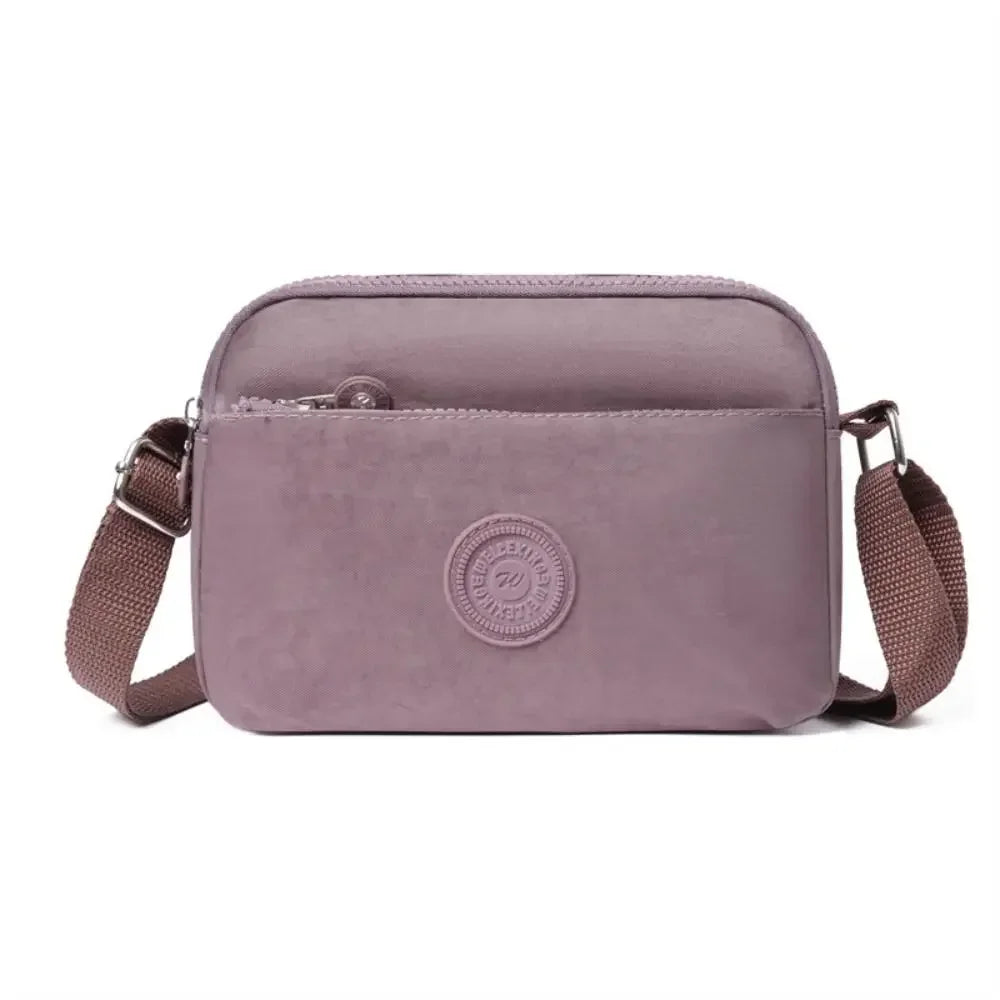 Spring Nylon Crossbody Bag – Multi-pocket for Men & Women
