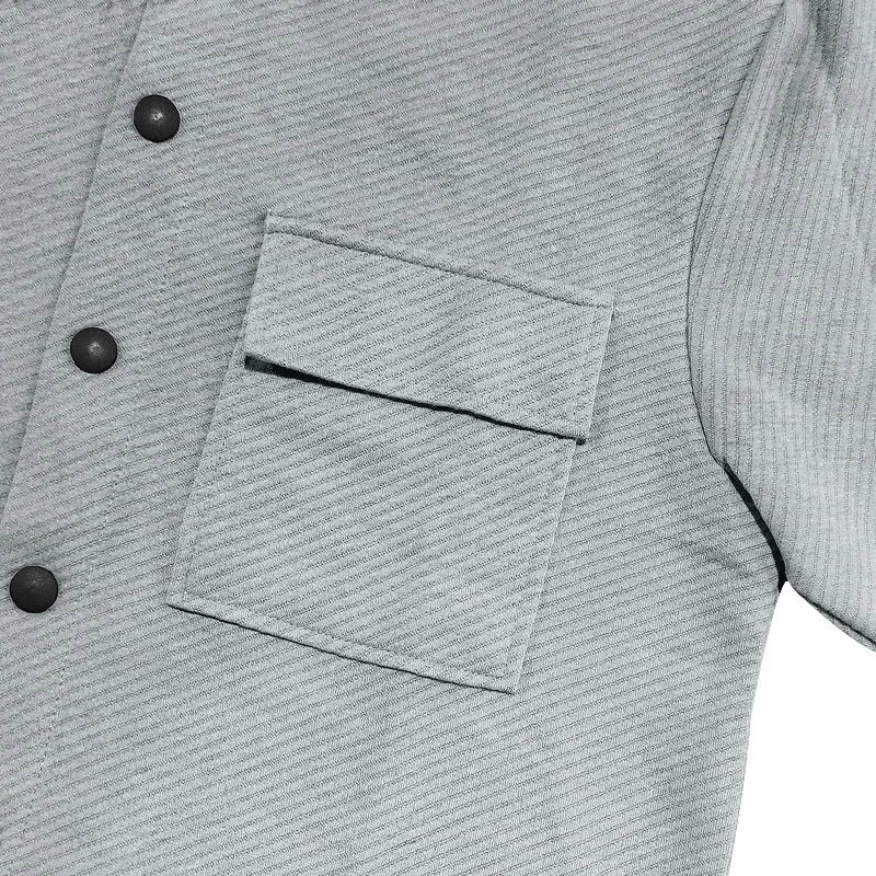 Men's Twill Two-Piece Suit Set
