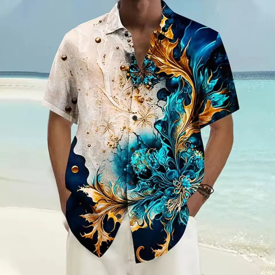 Men’s Short Sleeve Printed Shirt