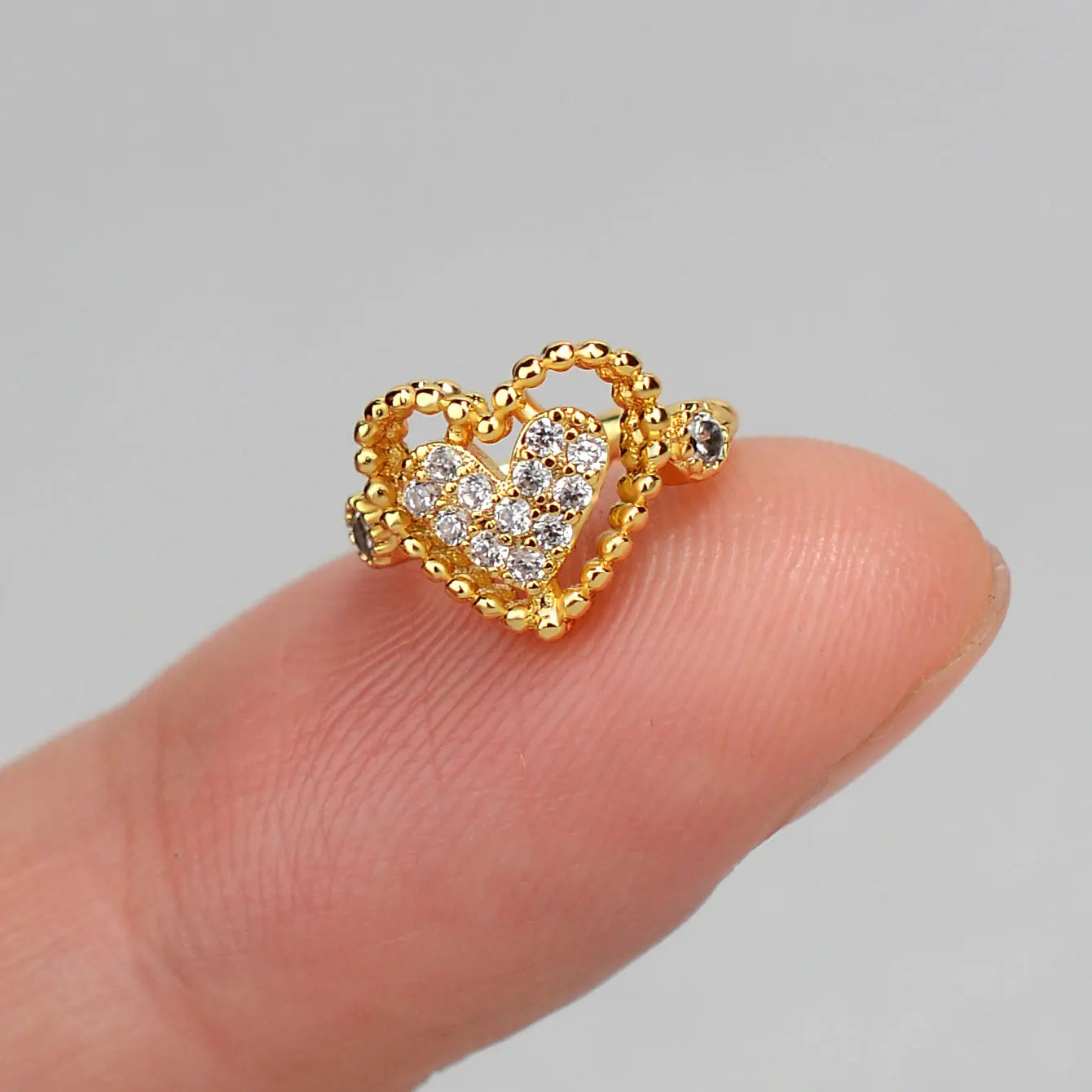 Crystal Zircon Clip-On Ear Cuff – No Piercing