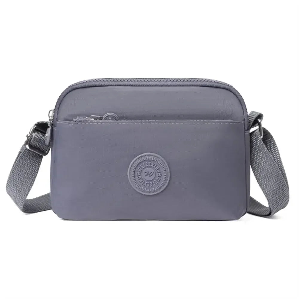 Spring Nylon Crossbody Bag – Multi-pocket for Men & Women