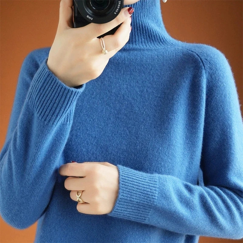 Women’s Long Sleeve Turtleneck Sweater