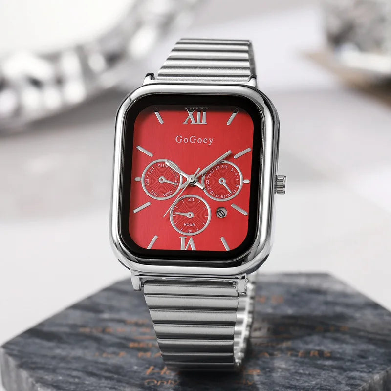 Luxury Unisex Quartz Watch – Classic Business Dress with Date
