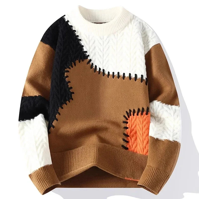 Men’s Loose-Fit Knitted Sweater