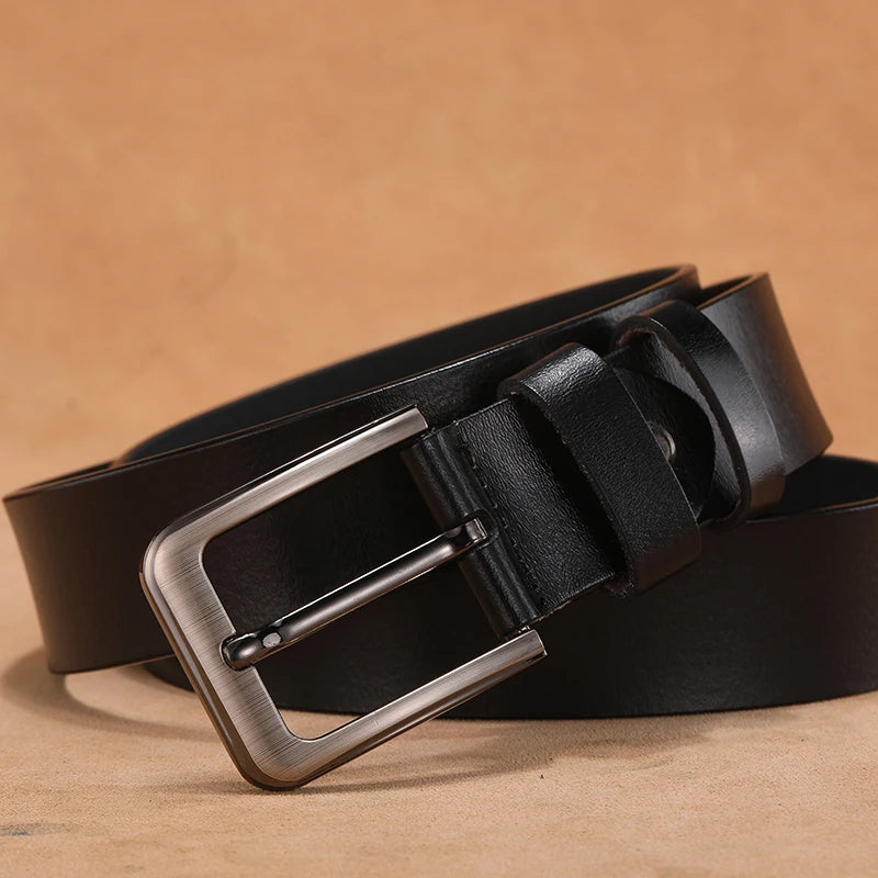 Men’s Plus Size Genuine Leather Belt