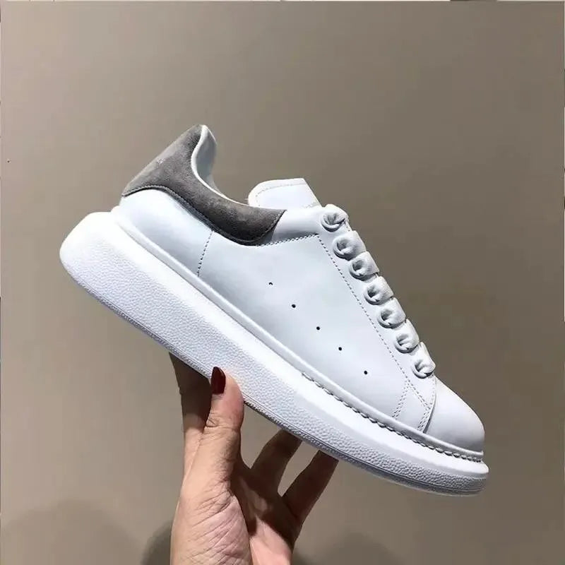 Women’s Elegant Flats White Skateboard Sneakers