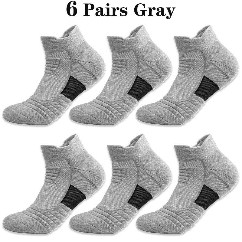 Men's Cotton Sport Socks – 6 Pairs