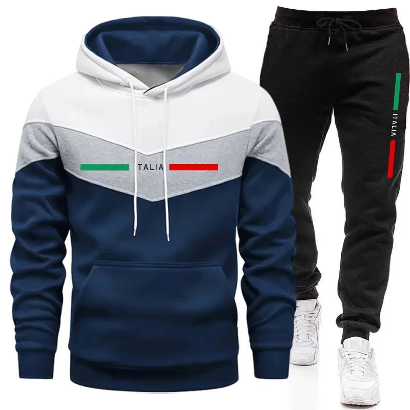 Men's Hoodie Tracksuit Set