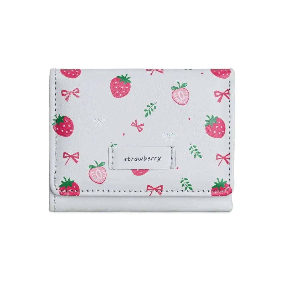 Women’s Strawberry Tri-Fold Wallet