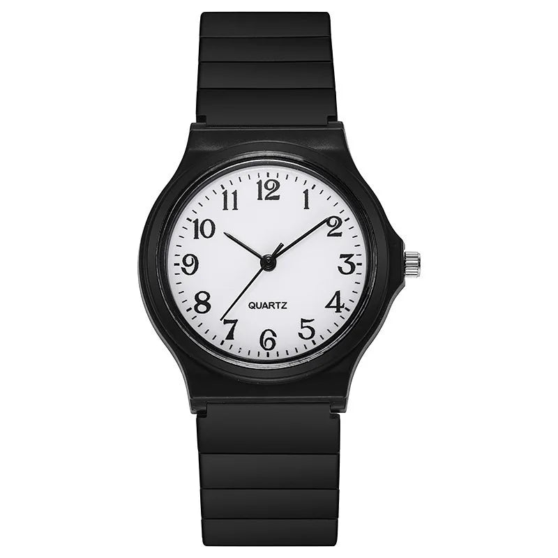 PVC Small Quartz Watch – Electronic, Quiet, Luxury for Men & Women