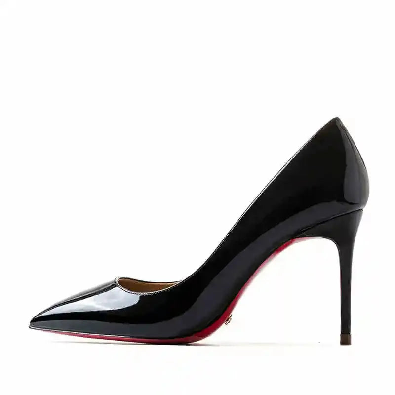 Women's 2025 Leather High Heels