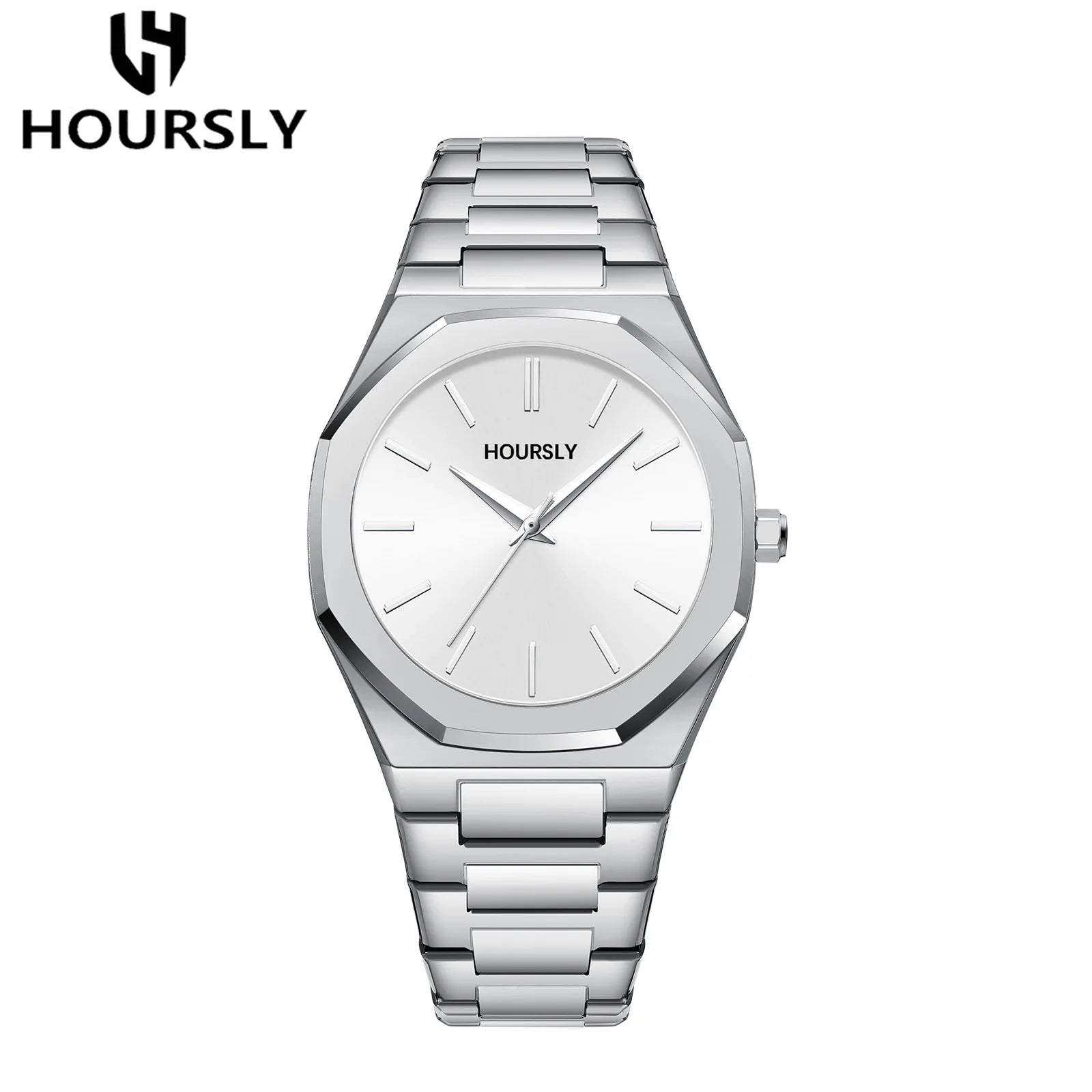 Stainless Steel Unisex Quartz Watch – Business Style