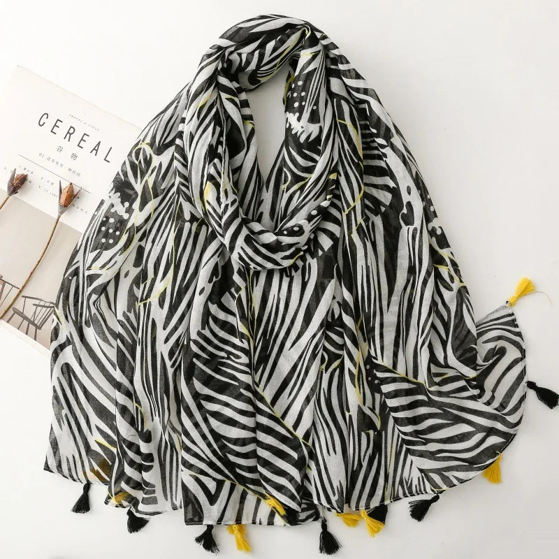 Women’s Leopard Print Luxury Scarf