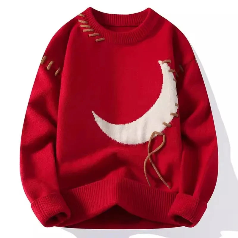 Men’s Loose-Fit Knitted Sweater