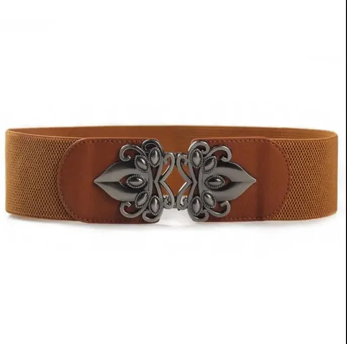 Women’s Wide Leather Waist Belt