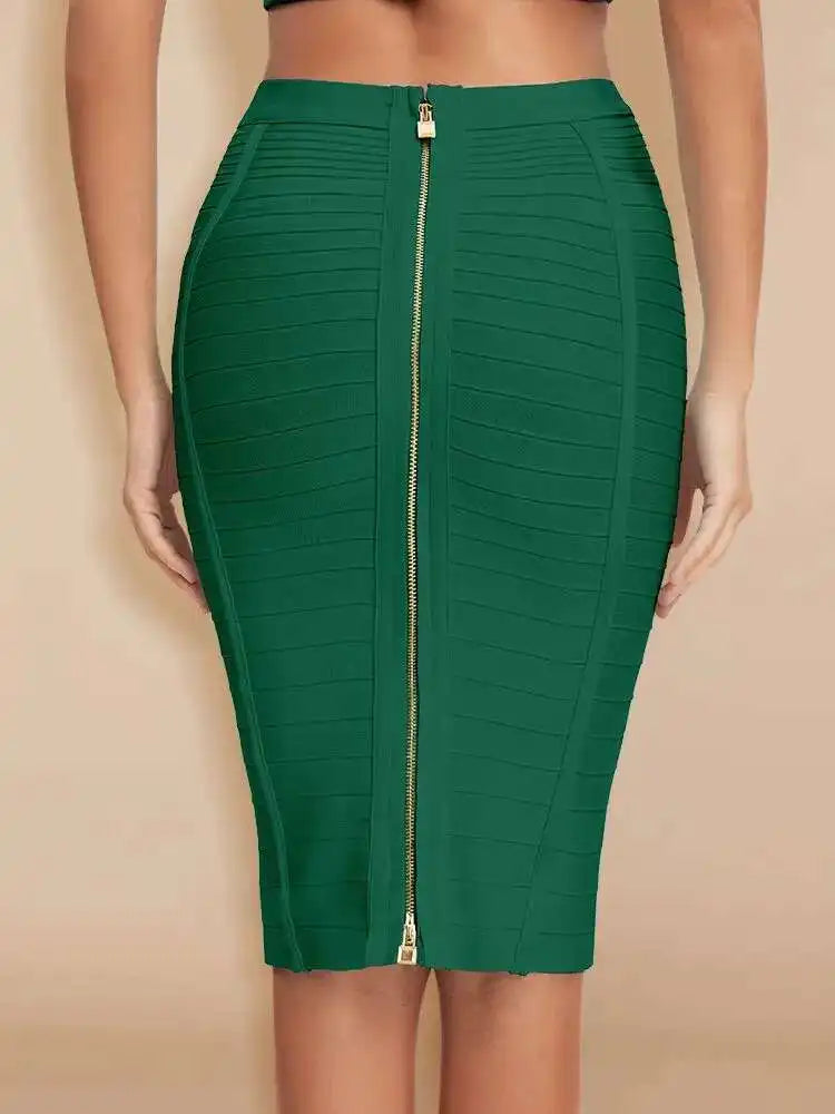 Women’s Striped Pencil Bandage Skirt