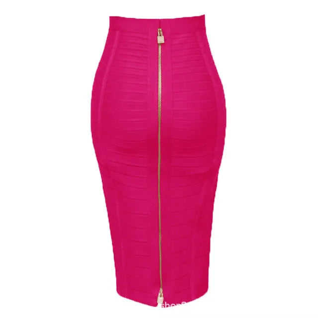Women’s Striped Pencil Bandage Skirt