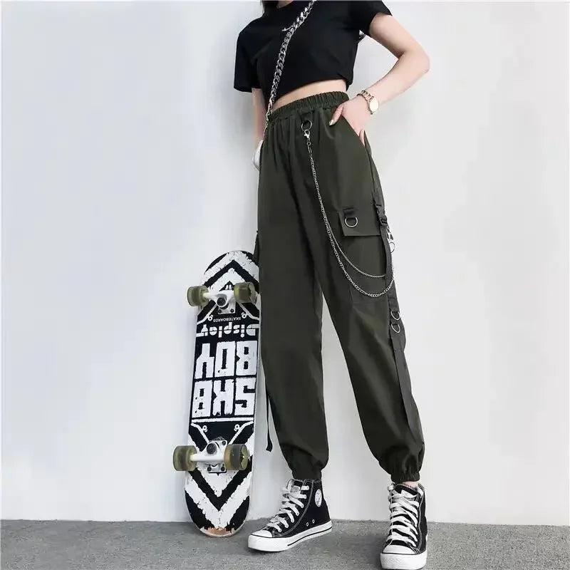 Women’s Black Cargo Pants