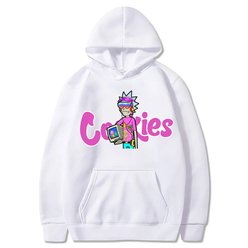 Anime Print Hoodie – Unisex Oversized Streetwear
