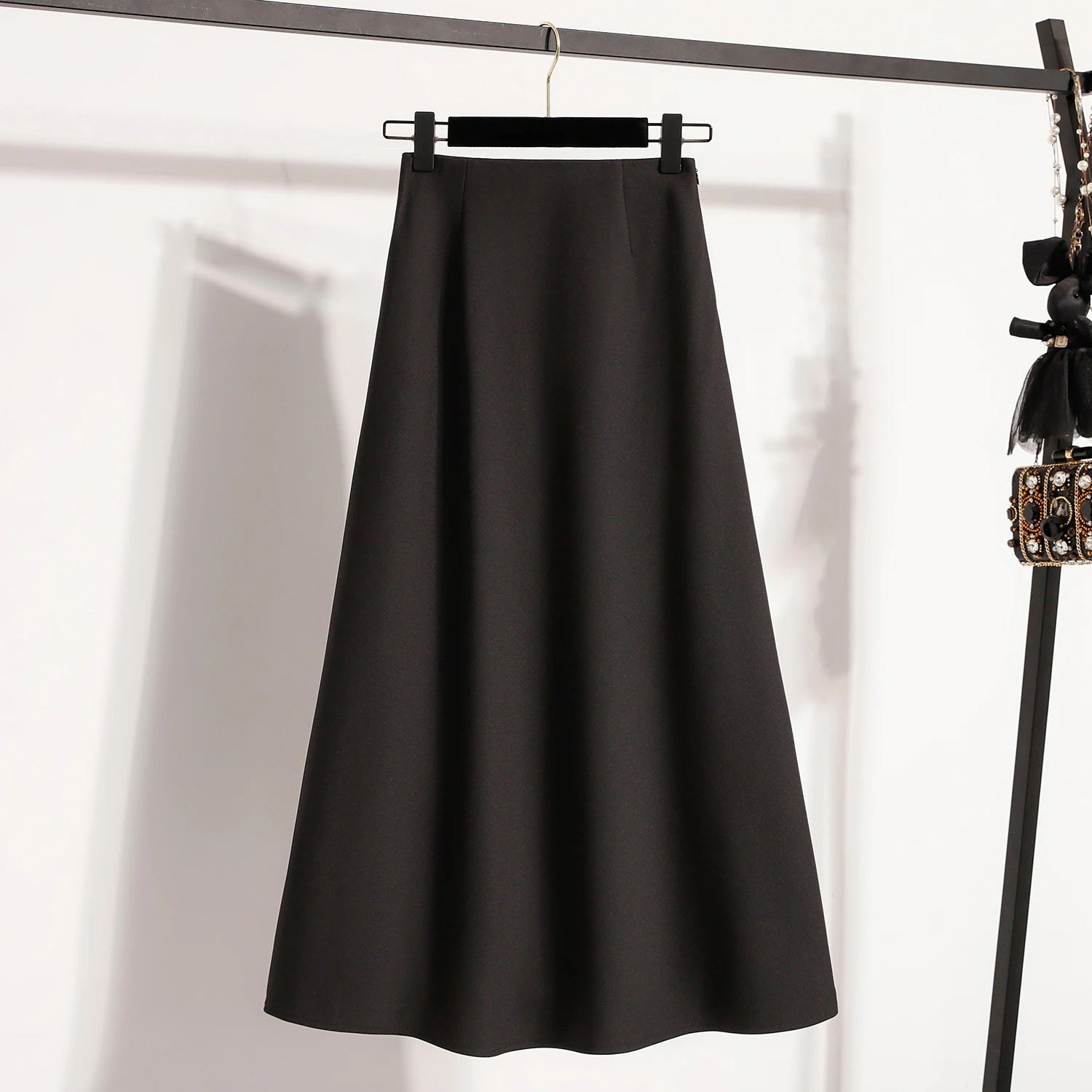 Women’s High Waist A-Line Mini Skirt