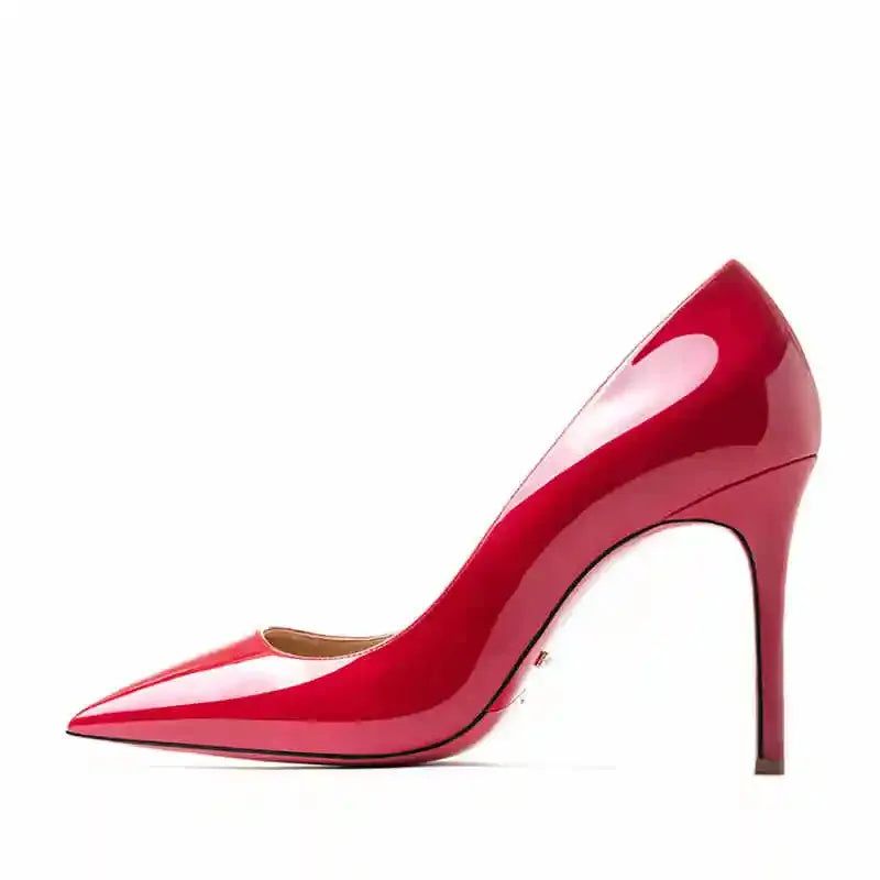 Women's 2025 Leather High Heels