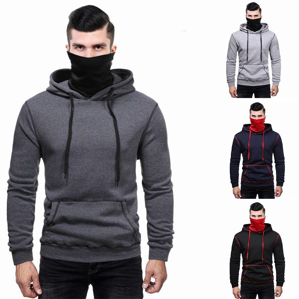 Masked Turtleneck Hoodie-Deluxe Fashion Forever