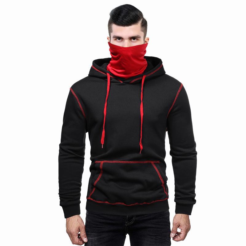 Masked Turtleneck Hoodie-Deluxe Fashion Forever