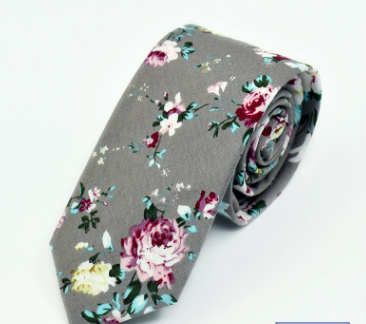 Floral Pattern Casual Tie For Men-Deluxe Fashion Forever
