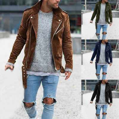 Fashionable Leather Jacket For Men-Deluxe Fashion Forever