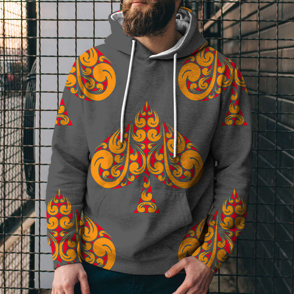 Printed Sports Hoodie-Deluxe Fashion Forever