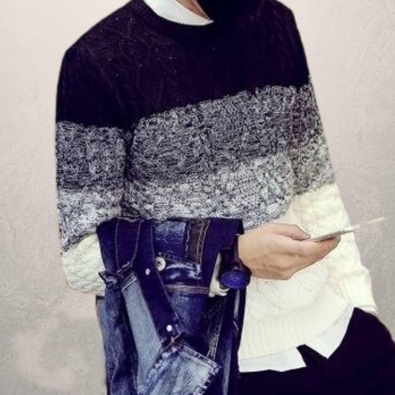 Gradient Sweater For Men-Deluxe Fashion Forever