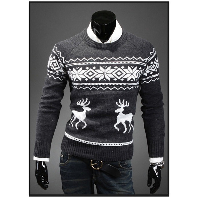 Round Neck Sweater For Men-Deluxe Fashion Forever