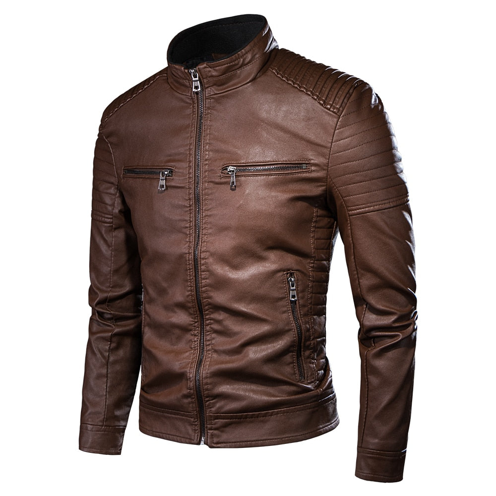 Casual Motor Biker Jacket for Men-Deluxe Fashion Forever
