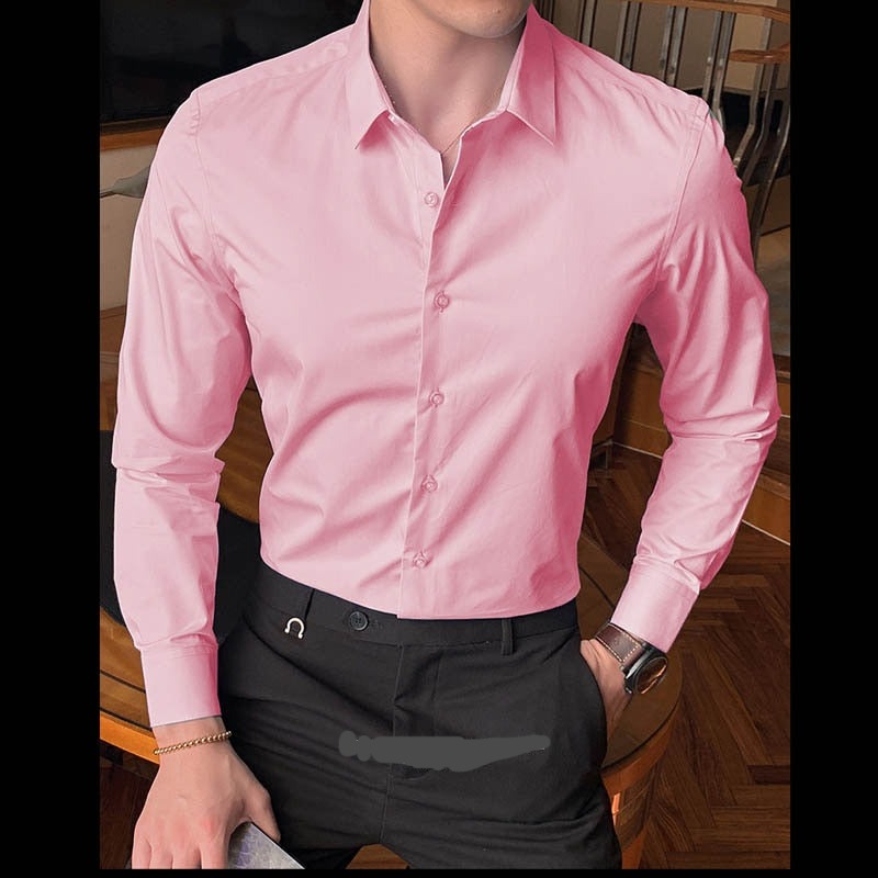 Cotton Long Sleeve Shirt for Men-Deluxe Fashion Forever