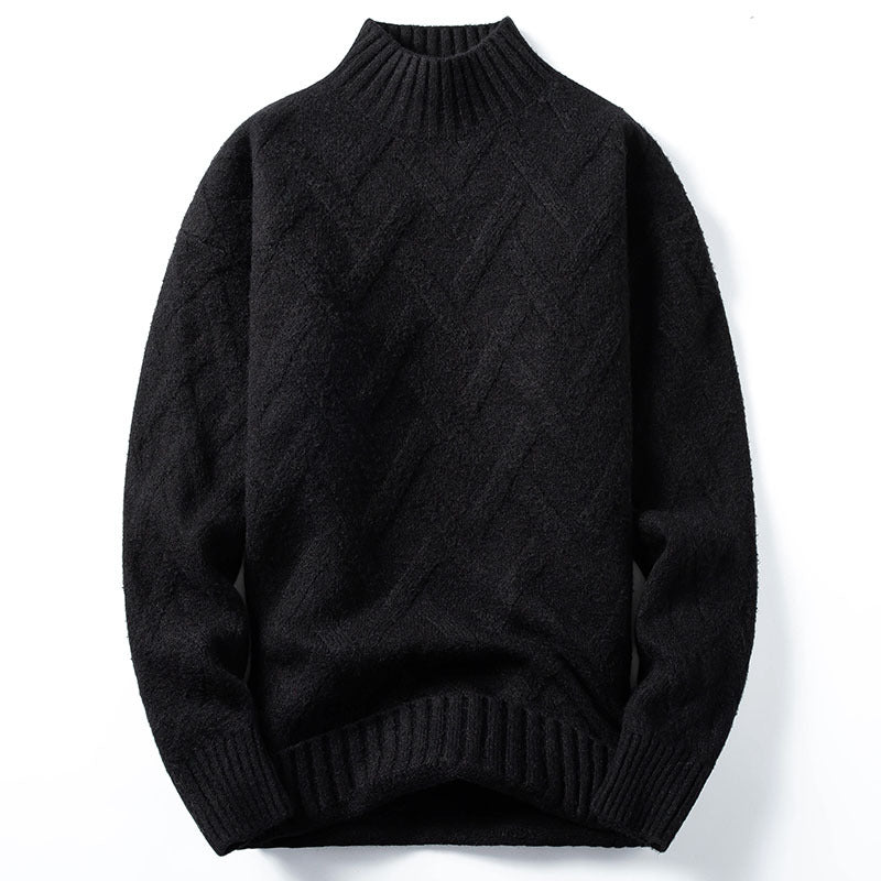 Half Turtleneck Sweater For Men-Deluxe Fashion Forever