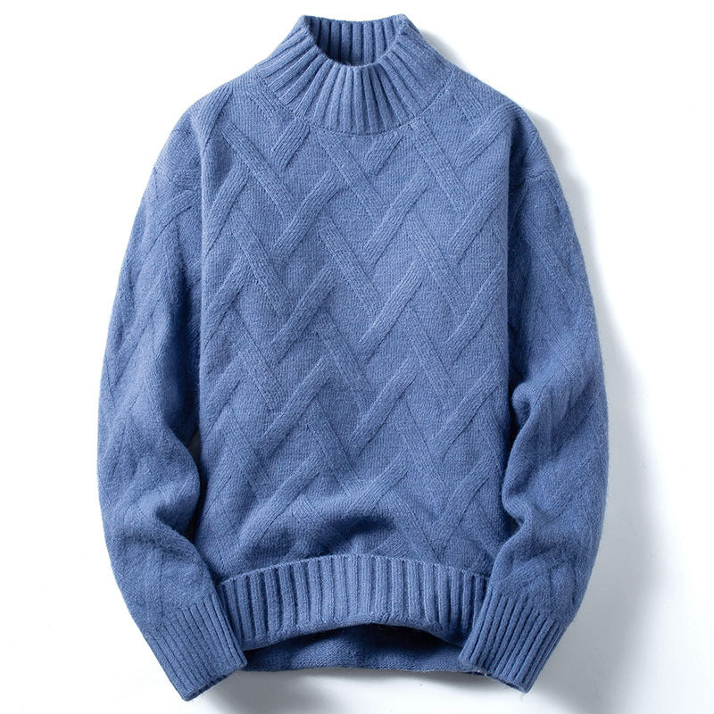Half Turtleneck Sweater For Men-Deluxe Fashion Forever